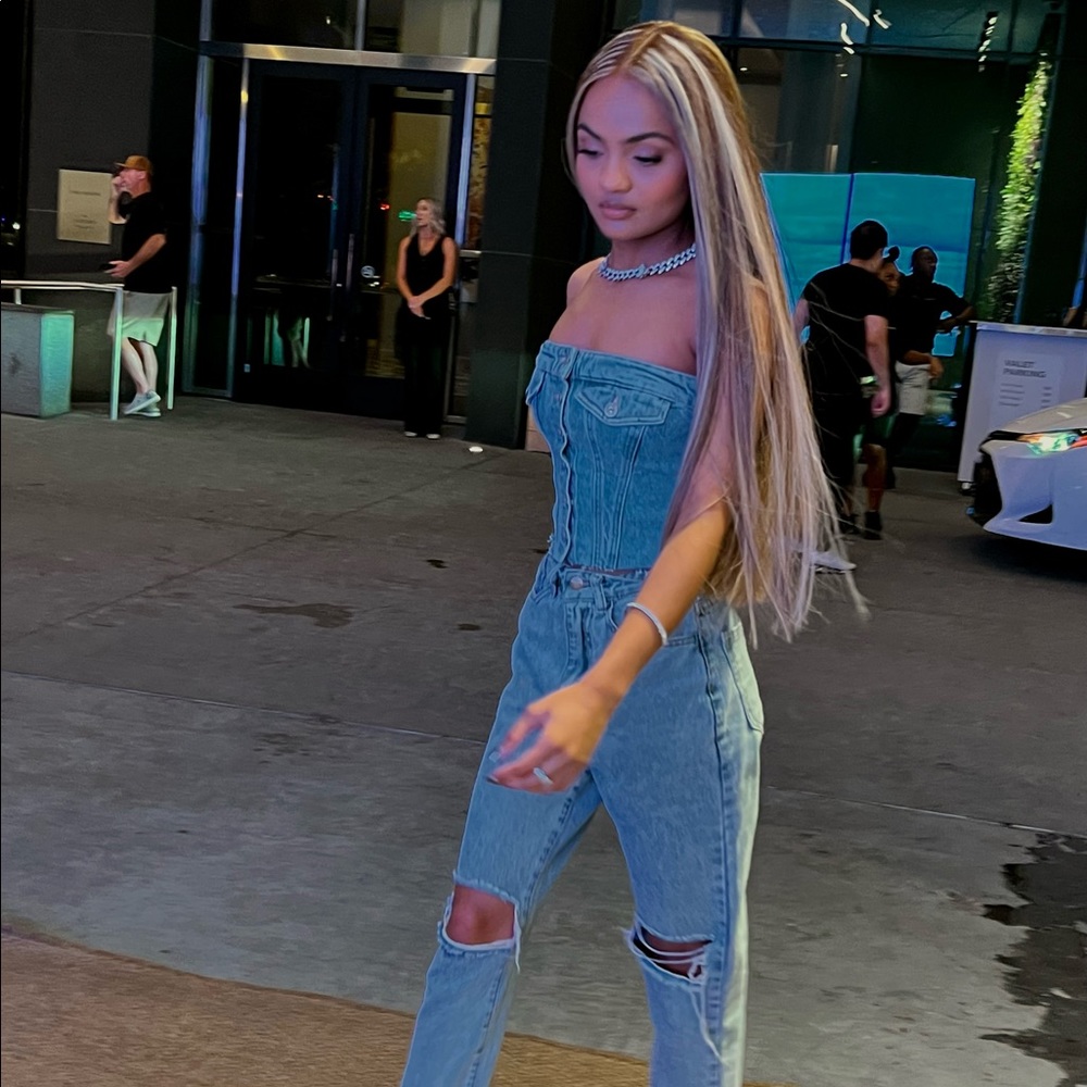 Denim top - Picture 2 of 3